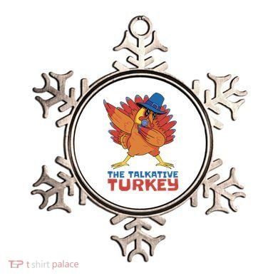 The Talkative Turkey Funny Thanksgiving Ornament