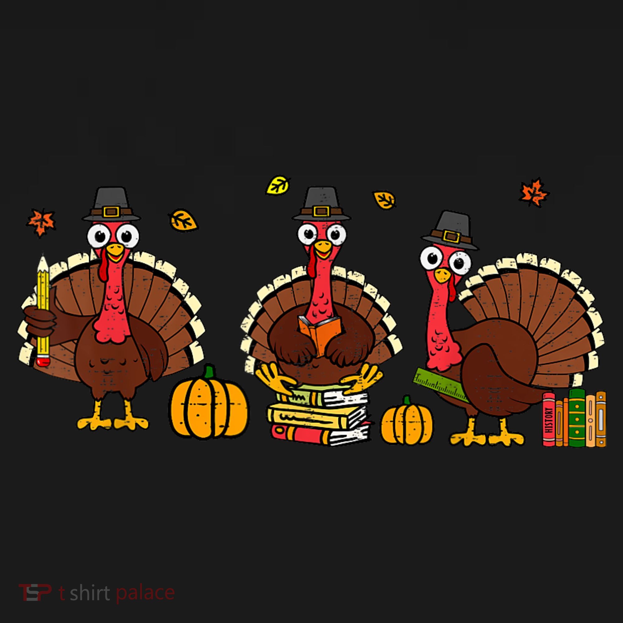 Thankful Teacher Turkey Thanksgiving Shirts Sweatshirt