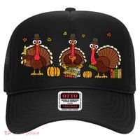 Thankful Teacher Turkey Thanksgiving Shirts Hat thumb 0