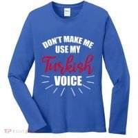 TüRkiye Turkey Turkiye Turkish Flag Gift Women's Long Sleeve Shirt thumb 0