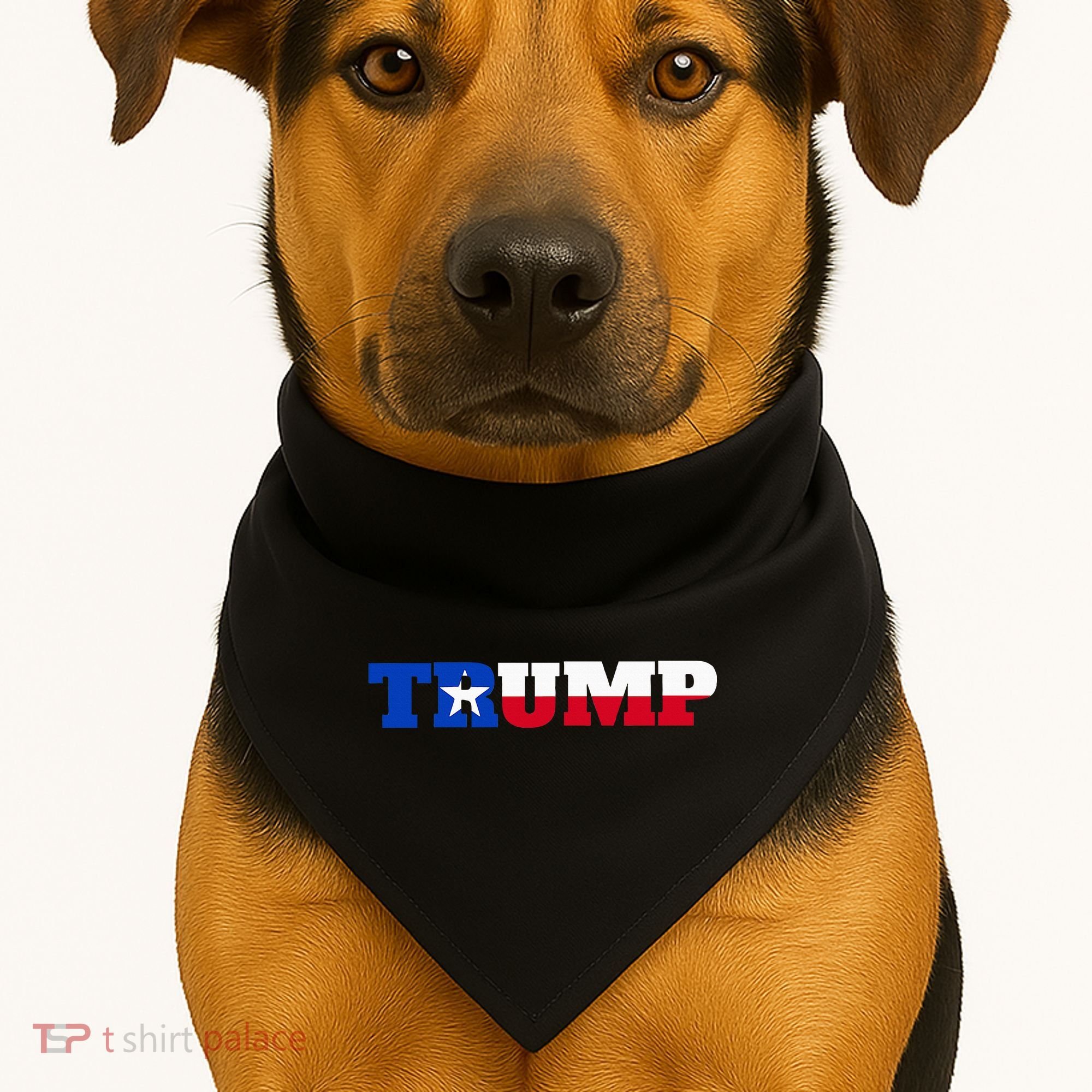 Texas Trump Texans For Trump USA-Made Doggie Bandana