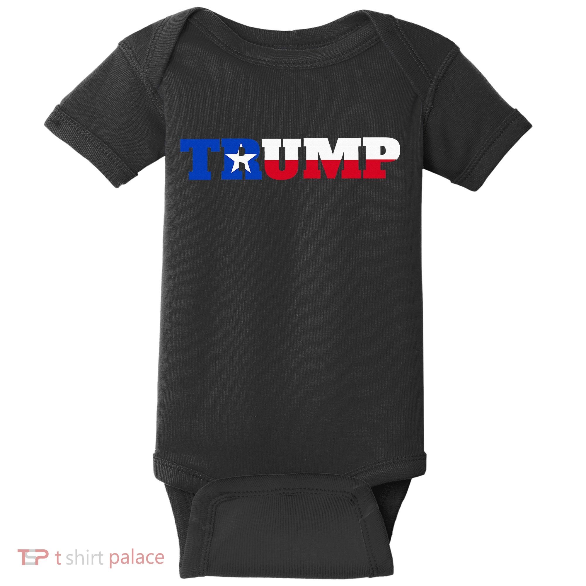 Texas Trump Texans For Trump Baby Bodysuit