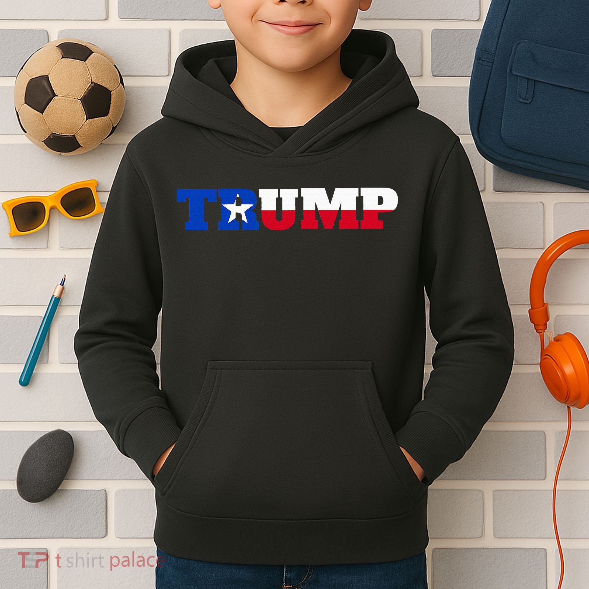 Texas Trump Texans For Trump Kids Hoodie