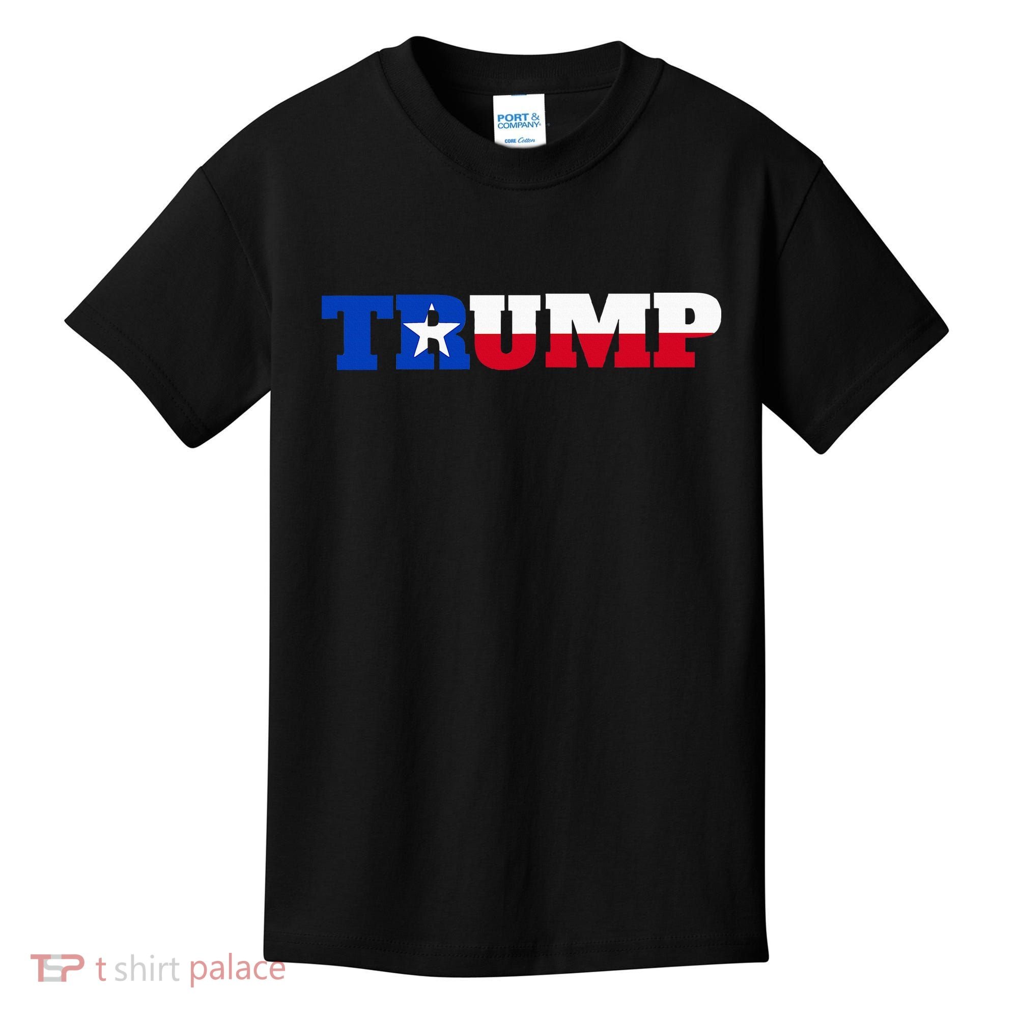 Texas Trump Texans For Trump Kids T-Shirt