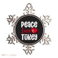TüRkiye Turkey Turkiye Turkish Flag Meaningful Gift Ornament thumb 0