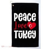 TüRkiye Turkey Turkiye Turkish Flag Meaningful Gift Golf Towel thumb 0
