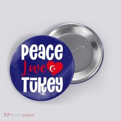 TüRkiye Turkey Turkiye Turkish Flag Meaningful Gift Button