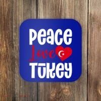 TüRkiye Turkey Turkiye Turkish Flag Meaningful Gift Coaster thumb 0