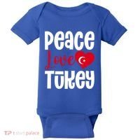 TüRkiye Turkey Turkiye Turkish Flag Meaningful Gift Baby Bodysuit thumb 0