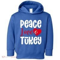 TüRkiye Turkey Turkiye Turkish Flag Meaningful Gift Toddler Hoodie thumb 0