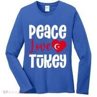TüRkiye Turkey Turkiye Turkish Flag Meaningful Gift Women's Long Sleeve Shirt thumb 0