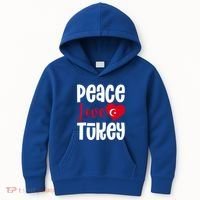TüRkiye Turkey Turkiye Turkish Flag Meaningful Gift Kids Hoodie thumb 0