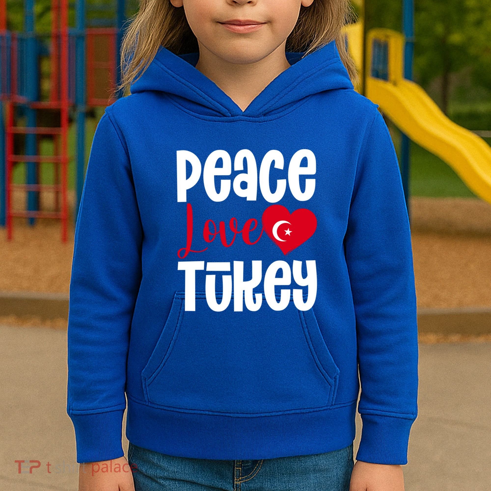 TüRkiye Turkey Turkiye Turkish Flag Meaningful Gift Kids Hoodie