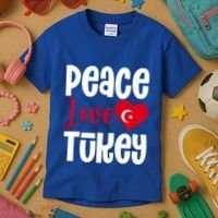 TüRkiye Turkey Turkiye Turkish Flag Meaningful Gift Kids T-Shirt thumb 3