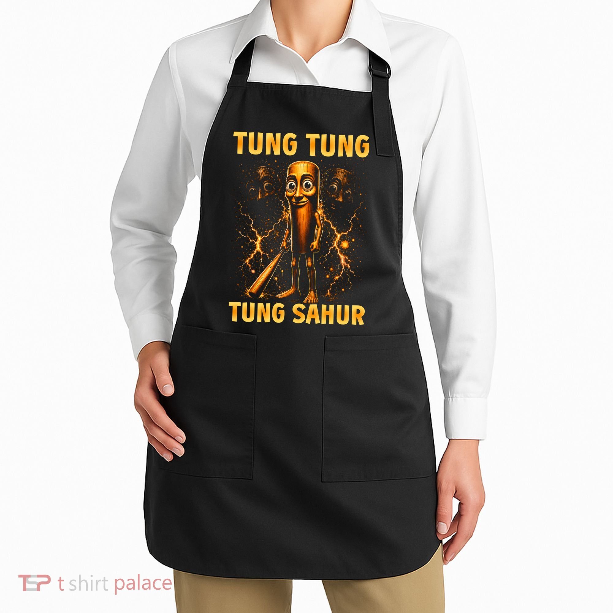 Tung Tung Tung Sahur Is Calling Italian Brainrot Apron