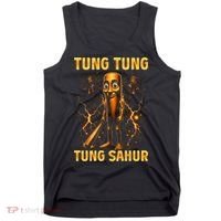 Tung Tung Tung Sahur Is Calling Italian Brainrot Tank Top thumb 0