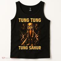 Tung Tung Tung Sahur Is Calling Italian Brainrot Tank Top thumb 2