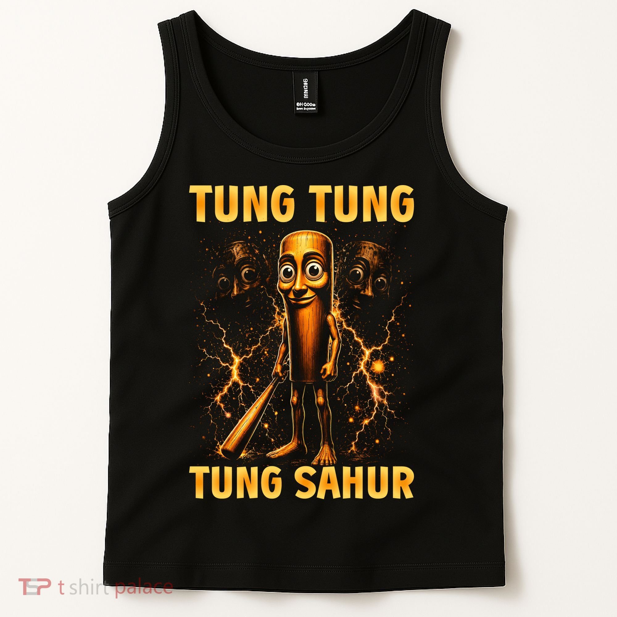 Tung Tung Tung Sahur Is Calling Italian Brainrot Tank Top