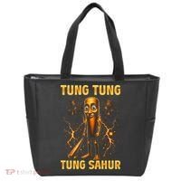 Tung Tung Tung Sahur Is Calling Italian Brainrot Tote Bag thumb 0