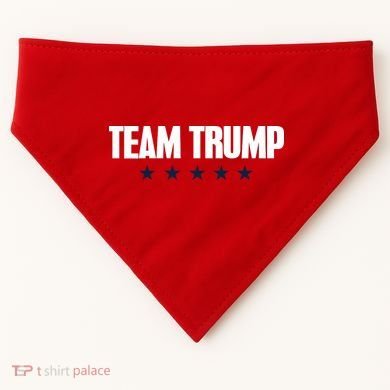 TEAM TRUMP USA-Made Doggie Bandana