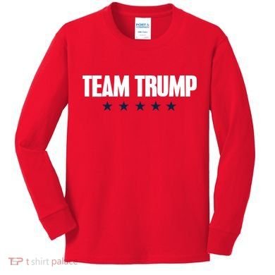 TEAM TRUMP Kids Long Sleeve Shirt