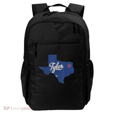 Tyler Texas Tx Map Vintage State Athletic Style Backpack
