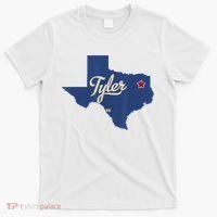 Tyler Texas Tx Map Vintage State Athletic Style T-Shirt thumb 0