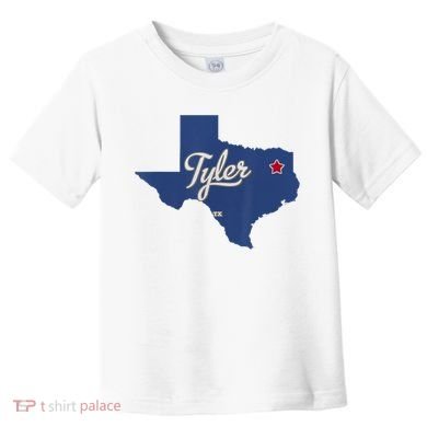 Tyler Texas Tx Map Vintage State Athletic Style Toddler T-Shirt