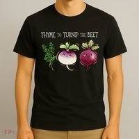 Thyme To Turnip The Beet Vegetable T-Shirt thumb 3
