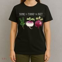 Thyme To Turnip The Beet Vegetable T-Shirt thumb 4