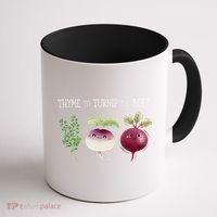 Thyme To Turnip The Beet Vegetable Coffee Mug thumb 1