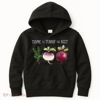 Thyme To Turnip The Beet Vegetable Kids Hoodie thumb 0