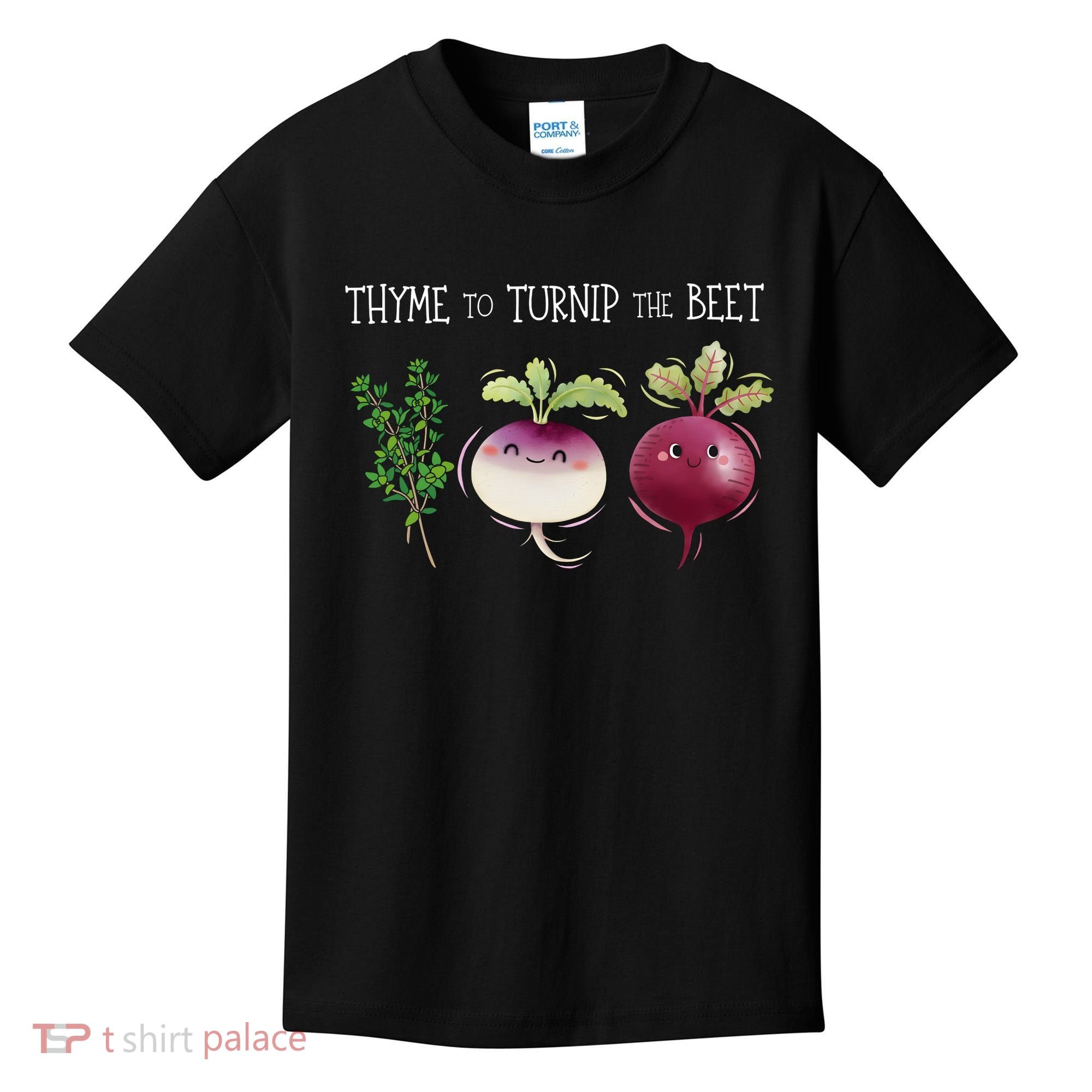 Thyme To Turnip The Beet Vegetable Kids T-Shirt
