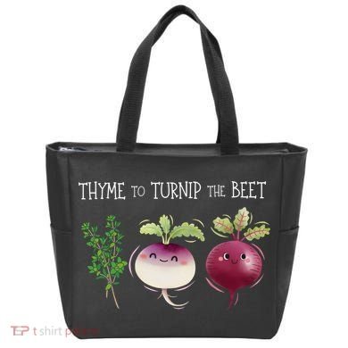 Thyme To Turnip The Beet Vegetable Tote Bag