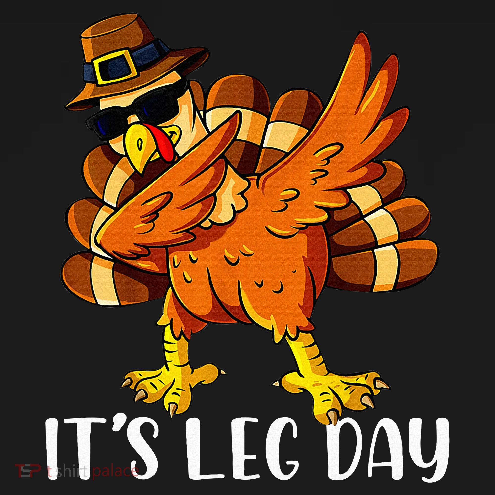 Thanksgiving Turkey Trot Fun Family Leg Day Workout Hoodie