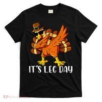Thanksgiving Turkey Trot Fun Family Leg Day Workout T-Shirt thumb 0