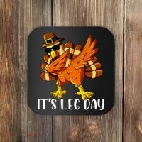 Thanksgiving Turkey Trot Fun Family Leg Day Workout Coaster thumb 0