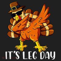 Thanksgiving Turkey Trot Fun Family Leg Day Workout Hat thumb 2