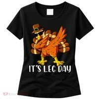 Thanksgiving Turkey Trot Fun Family Leg Day Workout Women's T-Shirt thumb 0