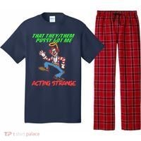 That They Them Pussy Got Me Acting Strange Pajama Set thumb 0