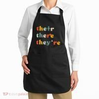 There Their TheyRe English Grammar Teacher Back To School Apron thumb 2