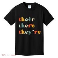 There Their TheyRe English Grammar Teacher Back To School Kids T-Shirt thumb 0