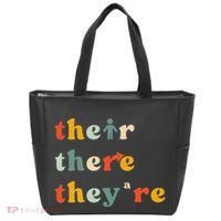 There Their TheyRe English Grammar Teacher Back To School Tote Bag thumb 0