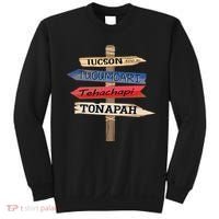 Tucson Tucumcari Tehachapi Tonapah Tourist Guideline Sweatshirt thumb 0