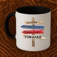 Tucson Tucumcari Tehachapi Tonapah Tourist Guideline Coffee Mug thumb 2