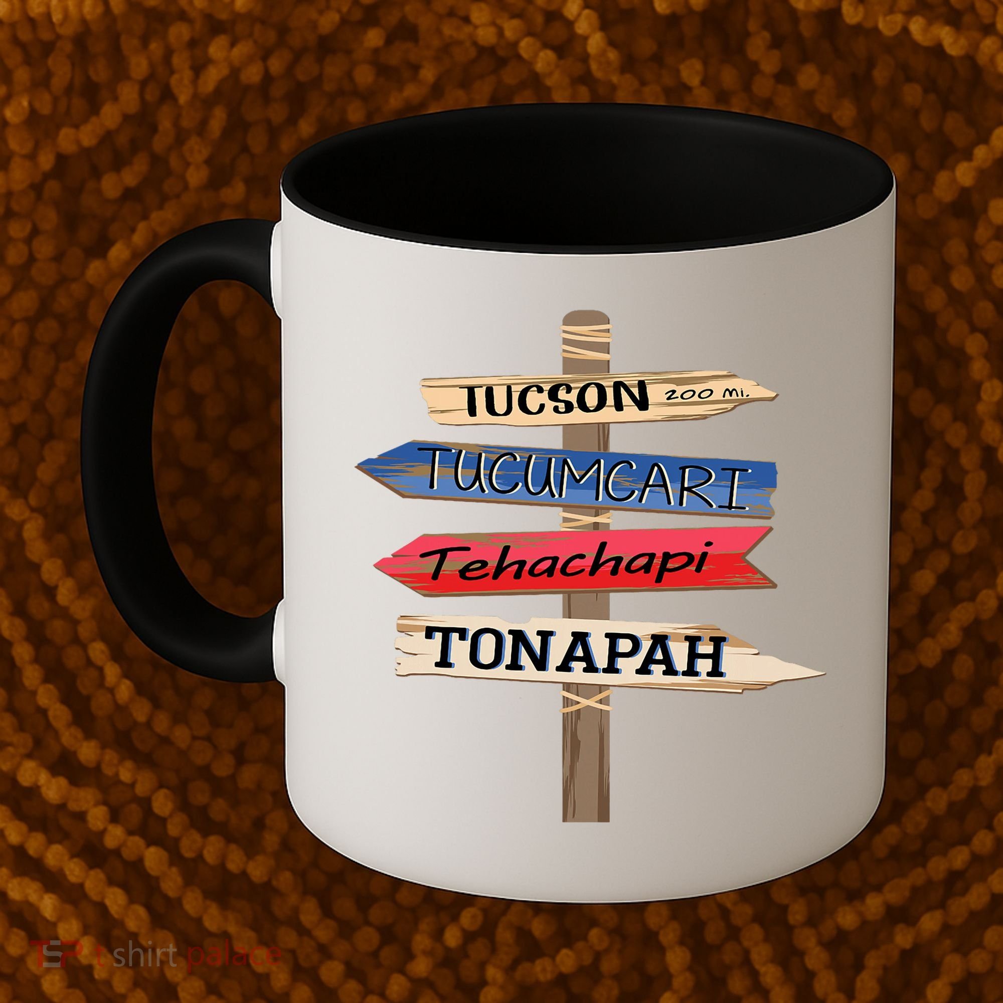 Tucson Tucumcari Tehachapi Tonapah Tourist Guideline Coffee Mug
