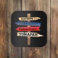 Tucson Tucumcari Tehachapi Tonapah Tourist Guideline Coaster thumb 0