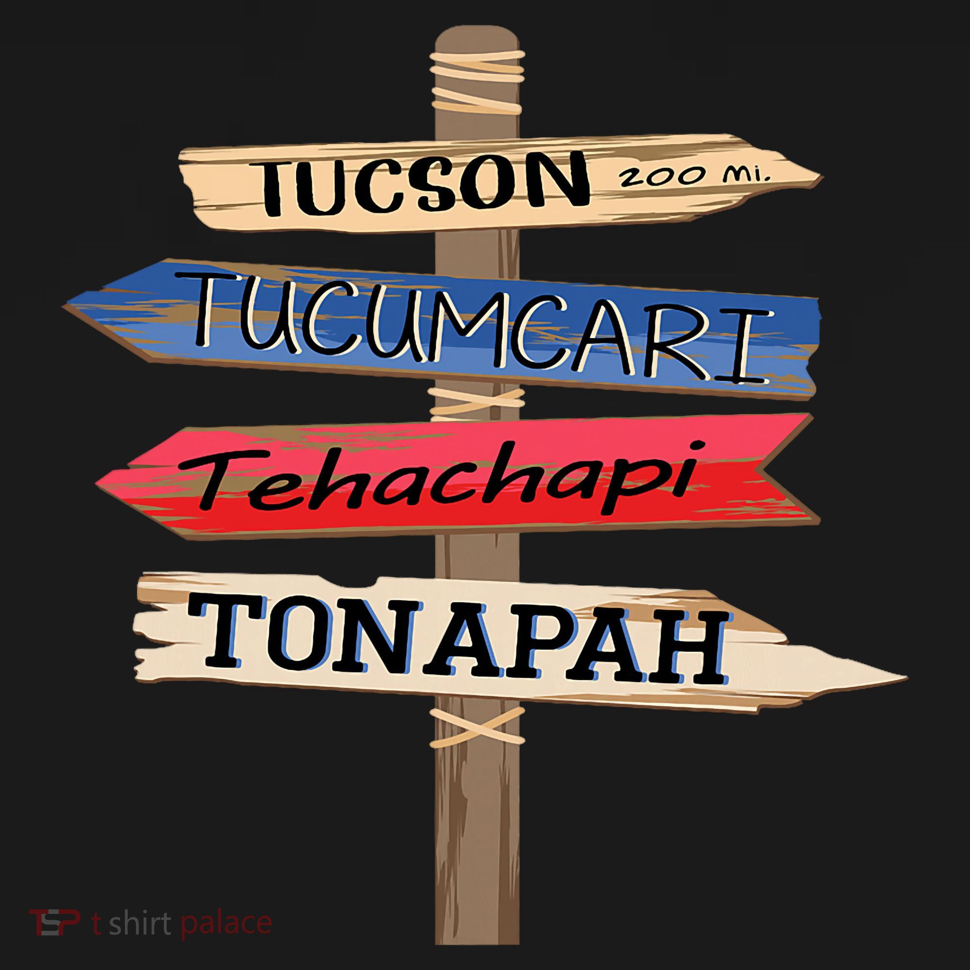 Tucson Tucumcari Tehachapi Tonapah Tourist Guideline Women's Hoodie
