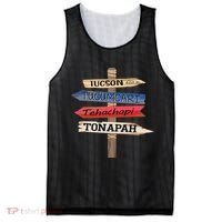 Tucson Tucumcari Tehachapi Tonapah Tourist Guideline Mesh Reversible Basketball Jersey Tank thumb 0