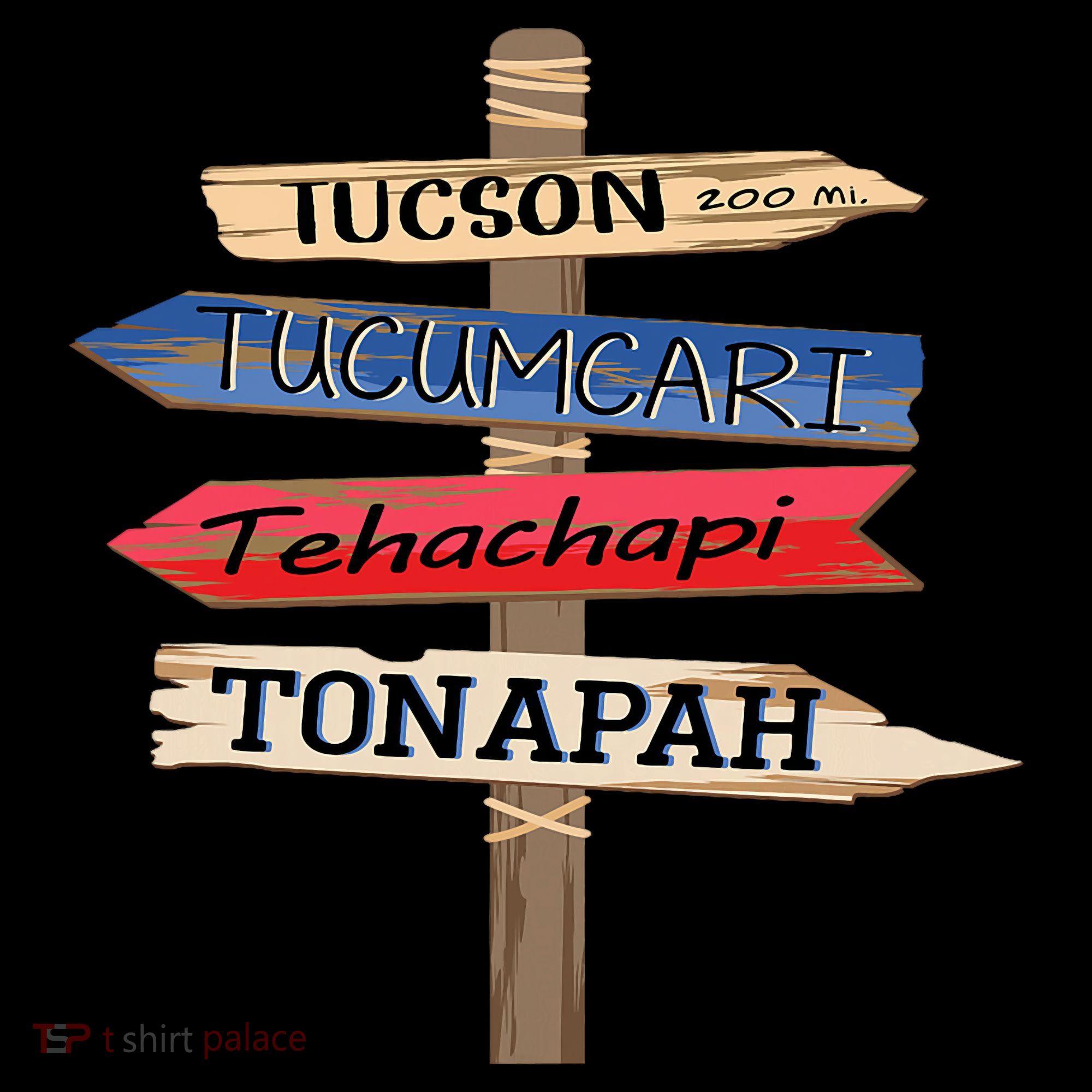 Tucson Tucumcari Tehachapi Tonapah Tourist Guideline 16oz Travel Tumbler